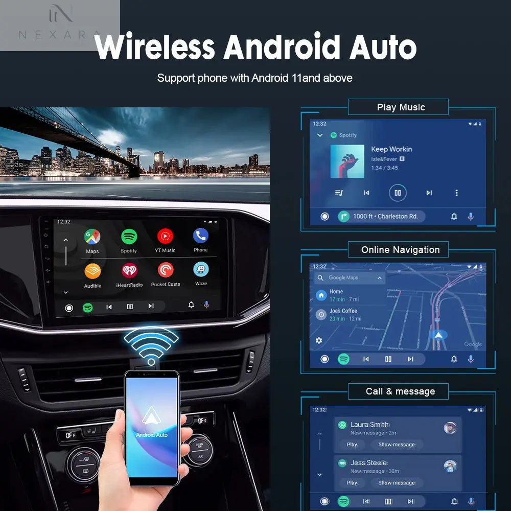 Seamless Wired and Wireless CarPlay Adapter 