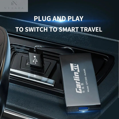Seamless Wired and Wireless CarPlay Adapter 