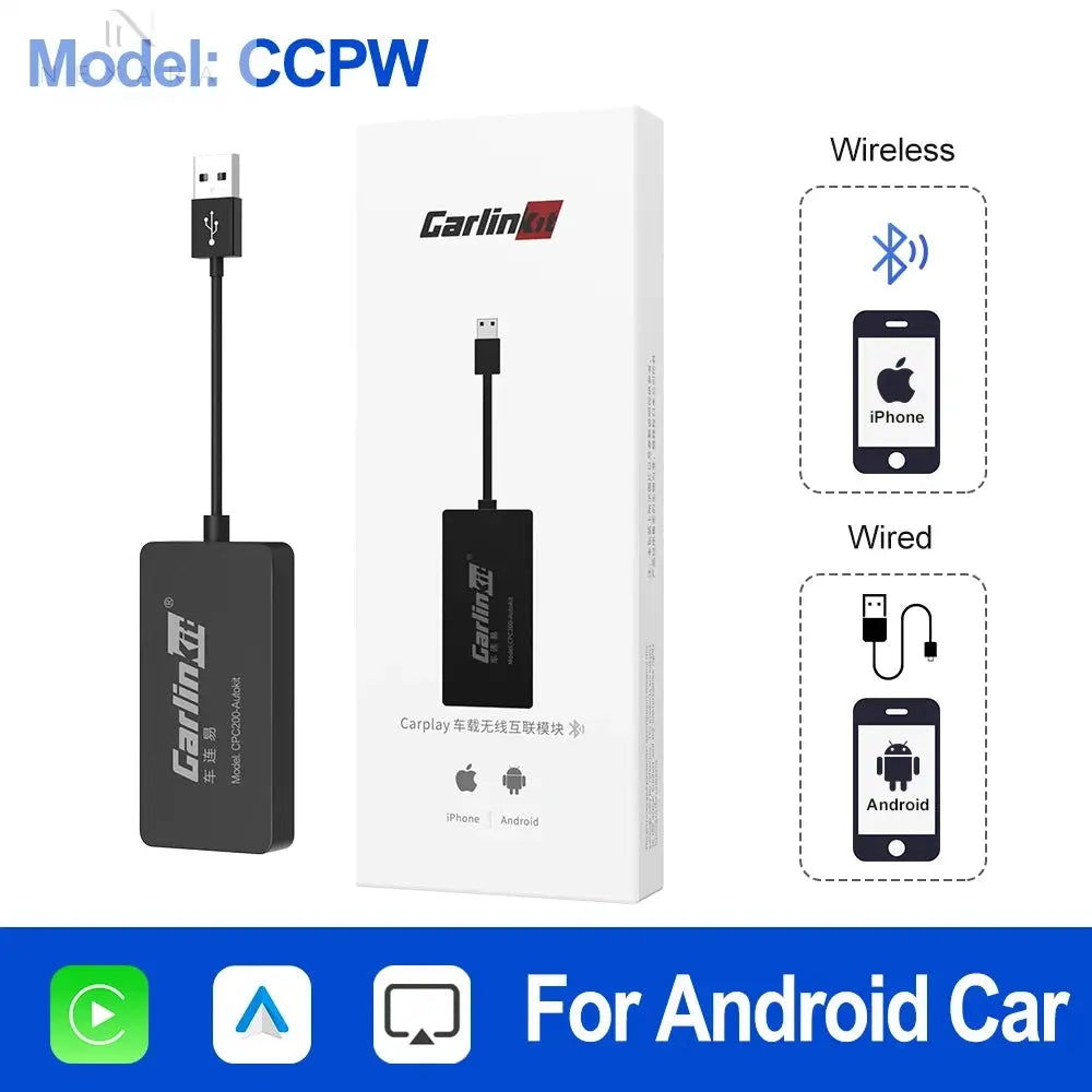 Seamless Wired and Wireless CarPlay Adapter 