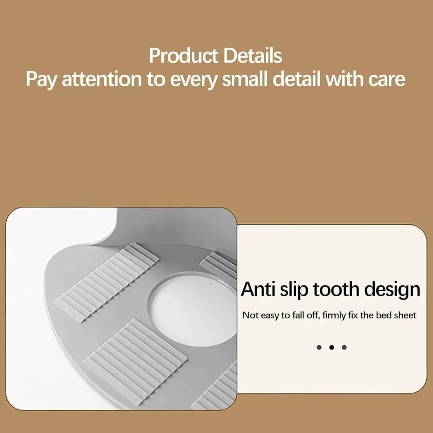 Set of 4 Premium Heavy-Duty Non-Slip Bed Corner Sheet Grippers 