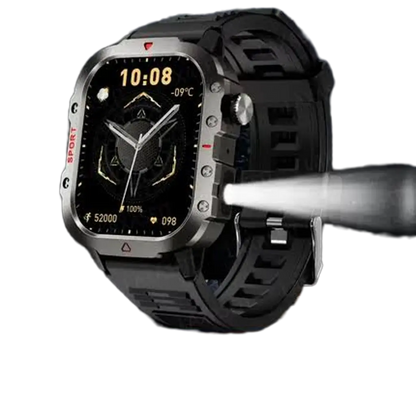 Smart Watch with 2.01" High-Definition Display, Bluetooth, Voice Assistant 