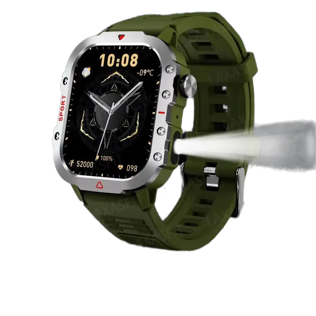 Smart Watch with 2.01" High-Definition Display, Bluetooth, Voice Assistant 