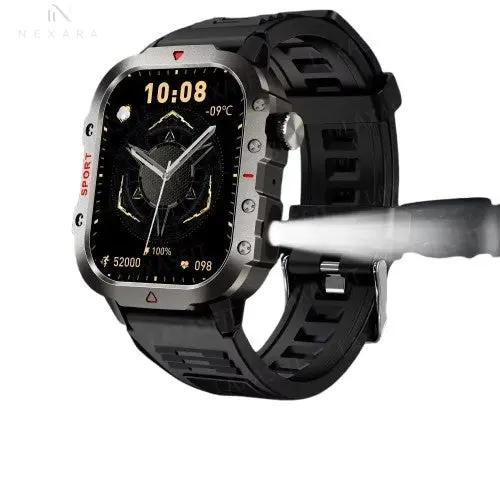 Smart Watch with 2.01" High-Definition Display, Bluetooth, Voice Assistant 