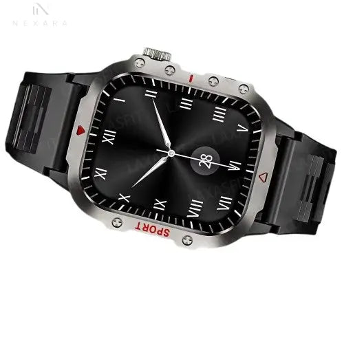 Smart Watch with 2.01" High-Definition Display, Bluetooth, Voice Assistant 