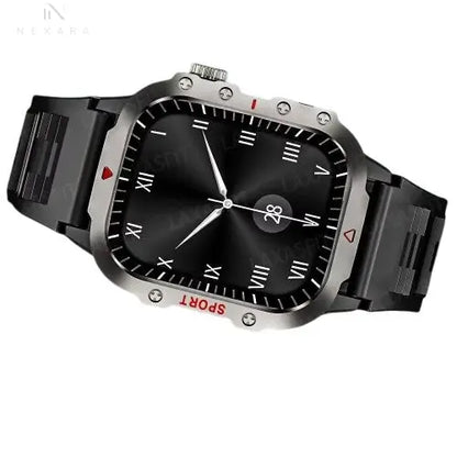 Smart Watch with 2.01" High-Definition Display, Bluetooth, Voice Assistant 