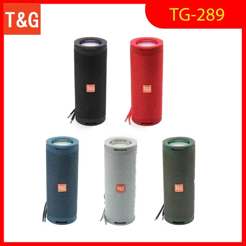 TG289 Premium Portable Bluetooth Speaker - Waterproof, LED Lighting 