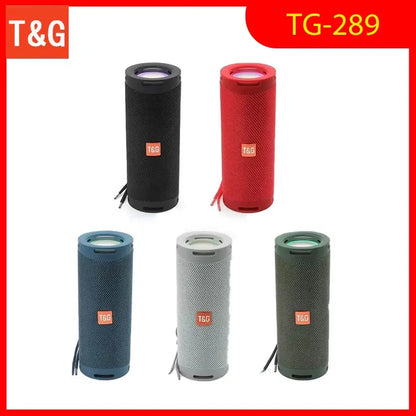TG289 Premium Portable Bluetooth Speaker - Waterproof, LED Lighting 