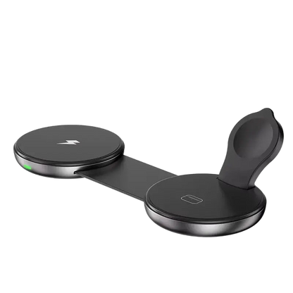 Travel 3-in-1 Portable Foldable Mini Wireless Charger Dock 