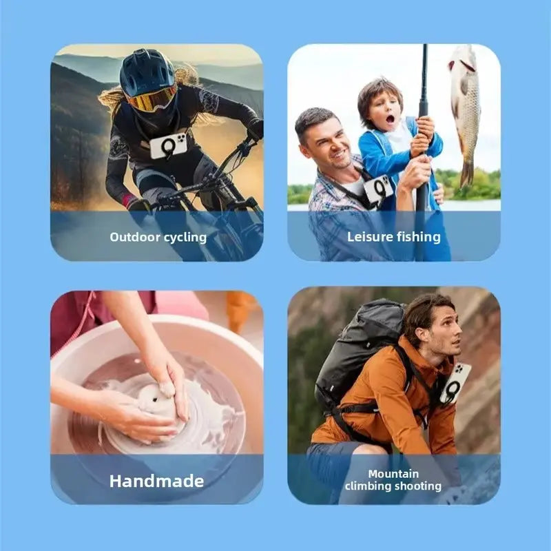 Travel Neck Magnetic Bracket Holder 