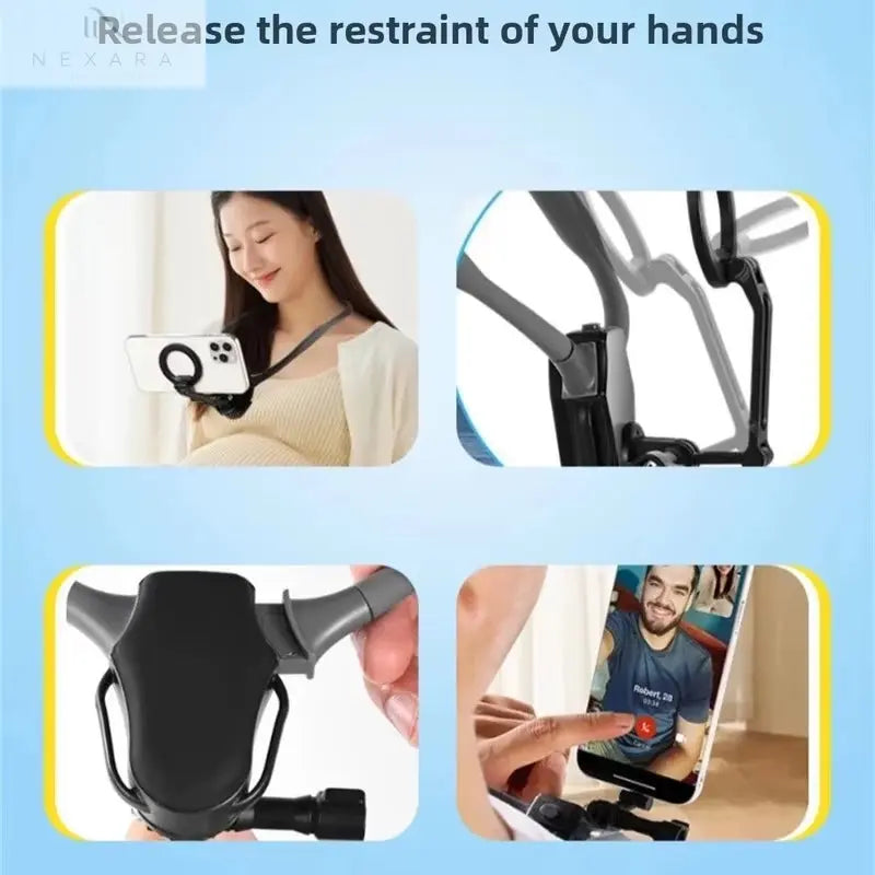 Travel Neck Magnetic Bracket Holder 