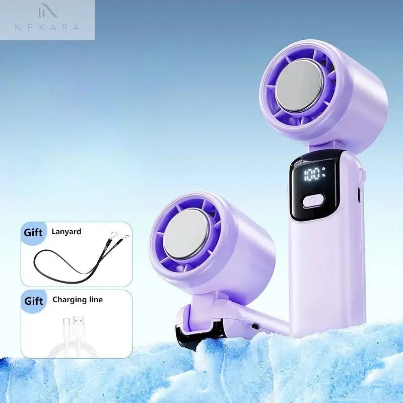 Turbo High-Speed Handheld Electric Fan 