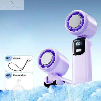 Turbo High-Speed Handheld Electric Fan 