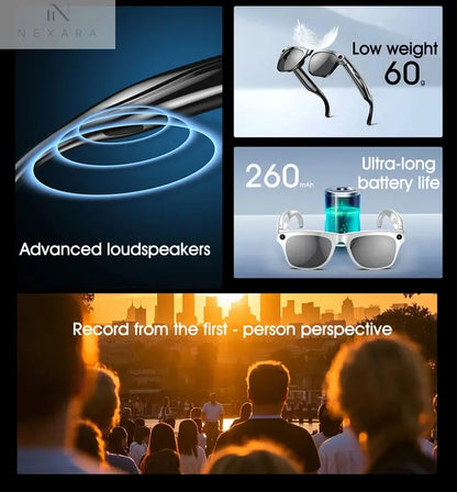 8K HD Smart Glasses: Advanced 100MP Camera, Bluetooth 