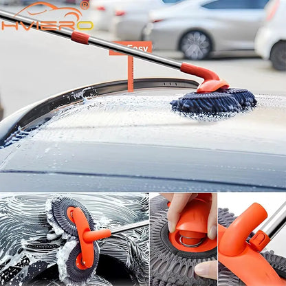 Multipurpose Car Cleaning Kit with Microfiber Brush, Mop, Sponge 