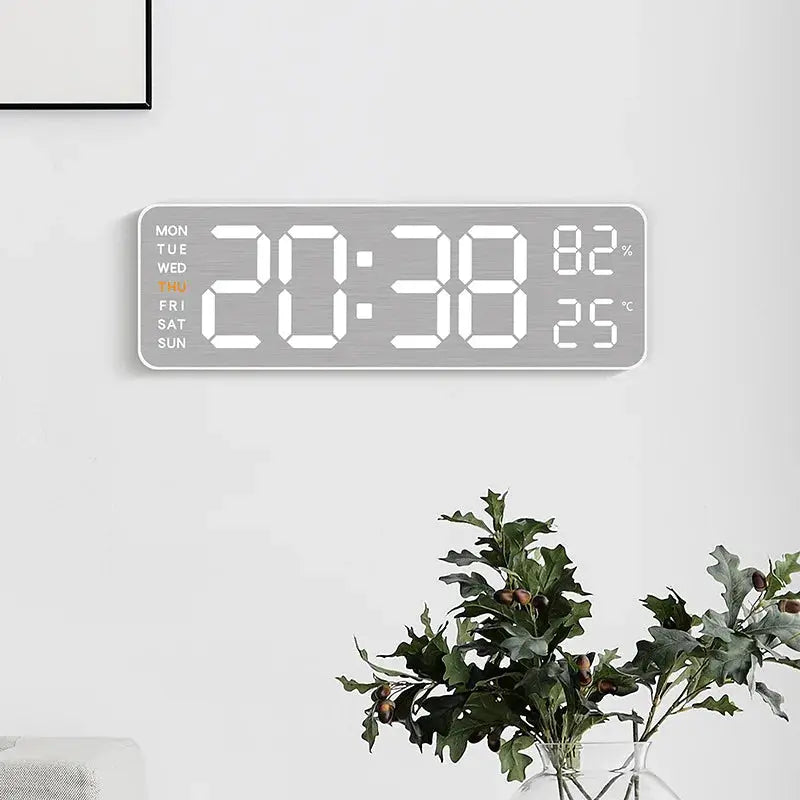 USB-Powered 9-Inch Digital Wall Clock 