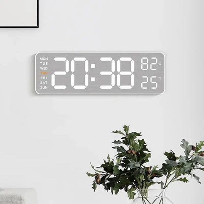 USB-Powered 9-Inch Digital Wall Clock 