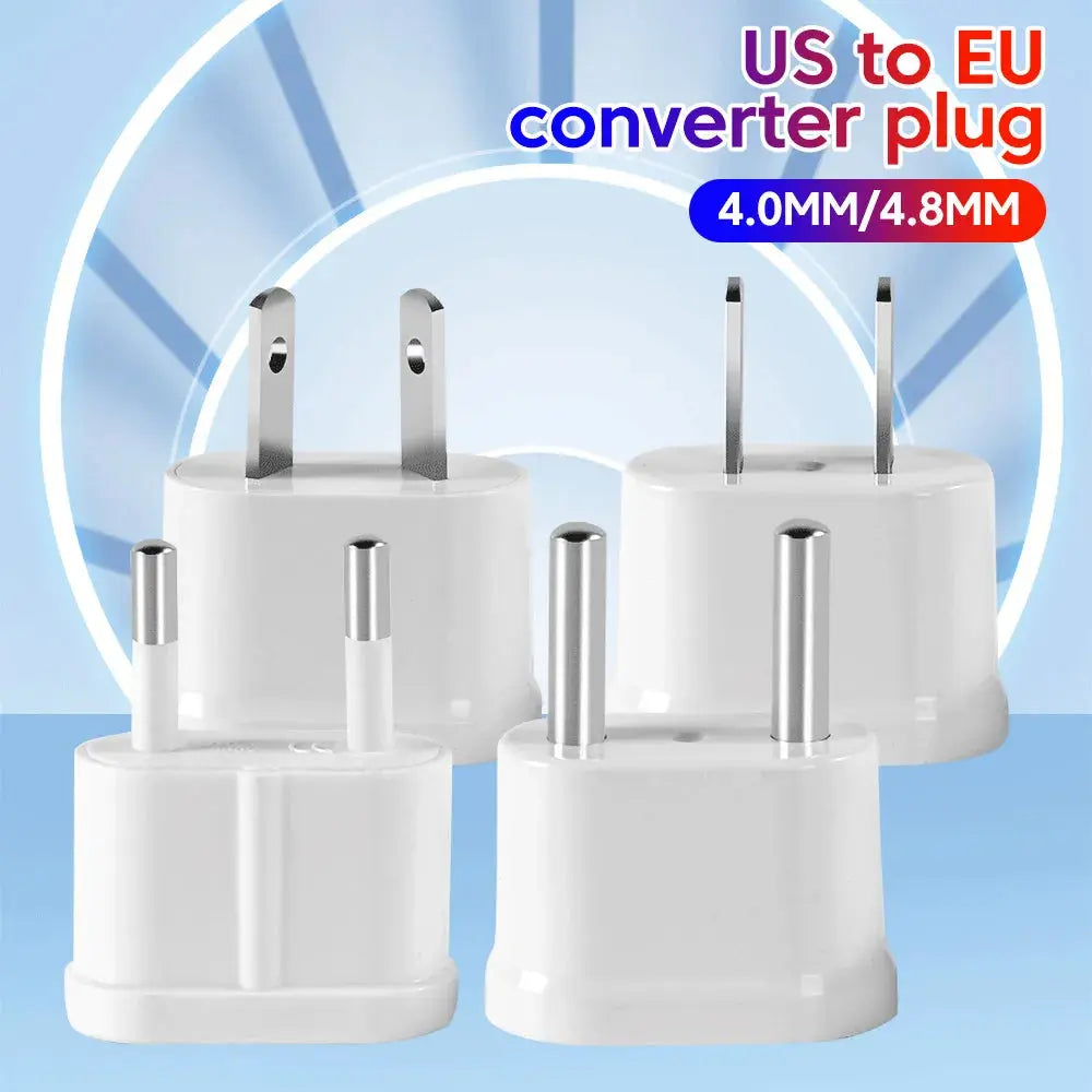 Universal Travel Power Plug Adapter US, EU, UK, and AU 