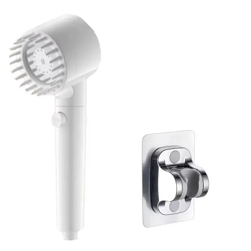 Three-Speed Adjustable Portable Showerhead Massage Function and Water Filter 