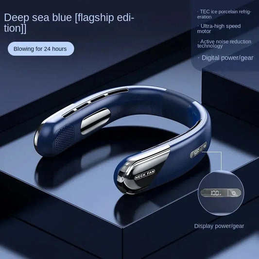Portable Bladeless Neck Fan with 10,000mAh Battery 
