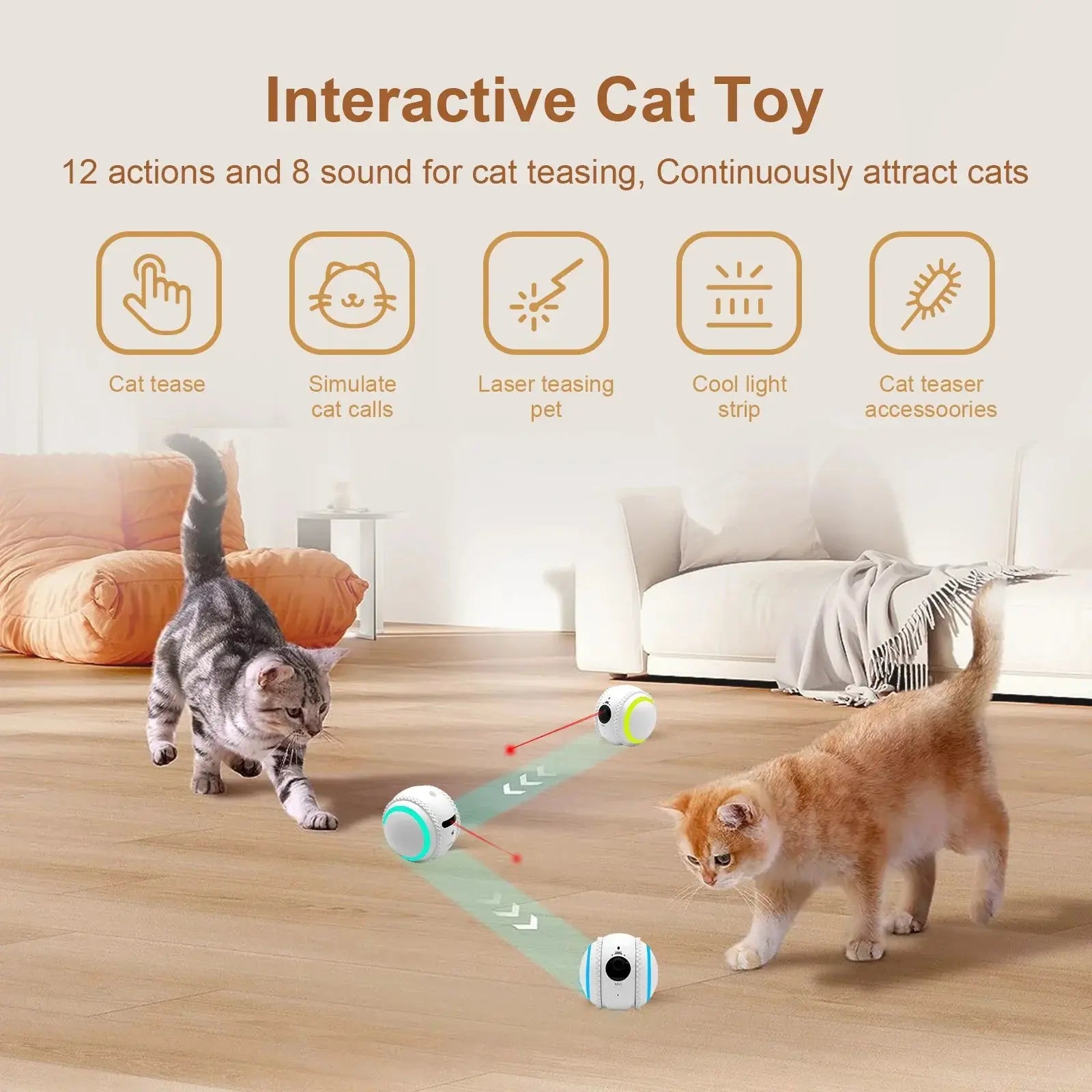 XBO R2 HD Pet Camera Companion Robot: Advanced AI Recognition Two-Way Communication 