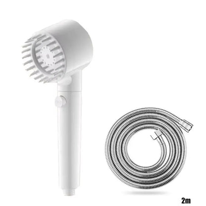 Three-Speed Adjustable Portable Showerhead Massage Function and Water Filter 