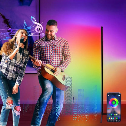 Smart RGB Floor Lamp with Music Sync and App Control 
