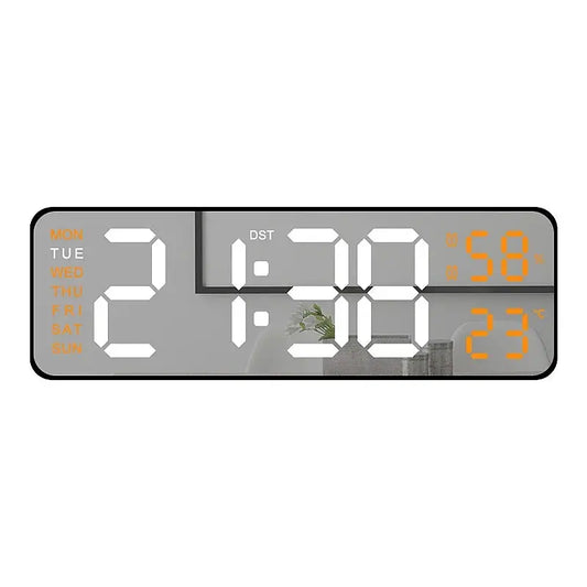 USB-Powered 9-Inch Digital Wall Clock 