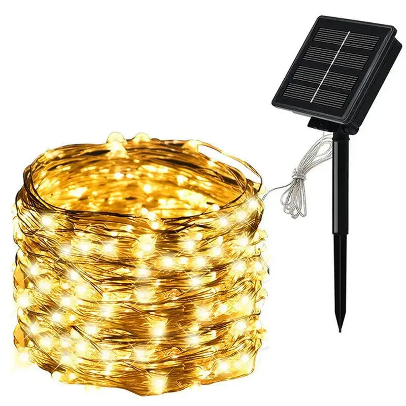 LED Solar Fairy String Lights for Outdoor Garden Decor 