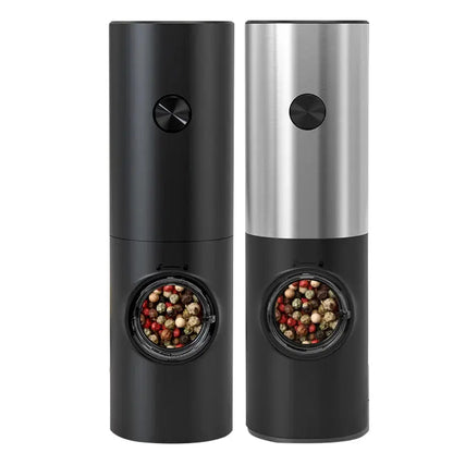 Electric Automatic Salt and Pepper Grinder Set with LED Light 