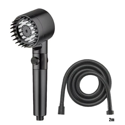 Three-Speed Adjustable Portable Showerhead Massage Function and Water Filter 