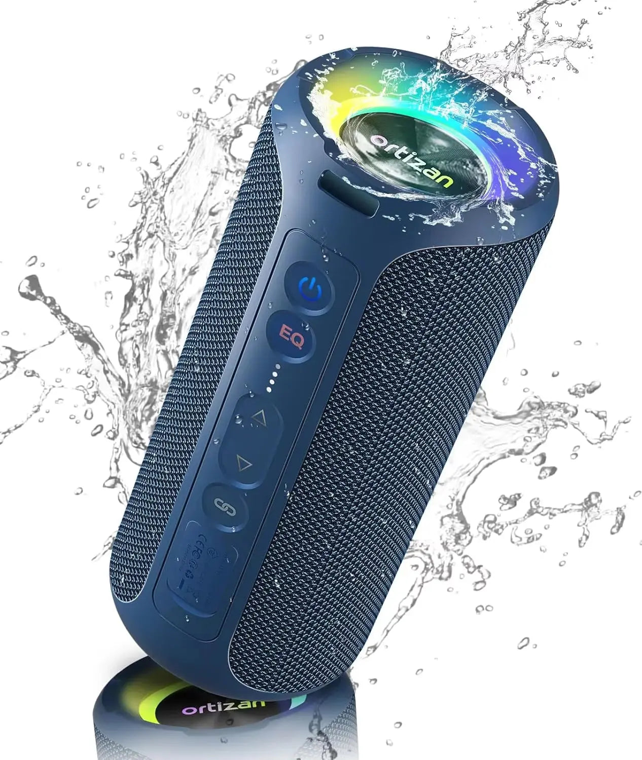 Powerful 40W Portable Bluetooth Speaker with Deep Bass, Waterproof 