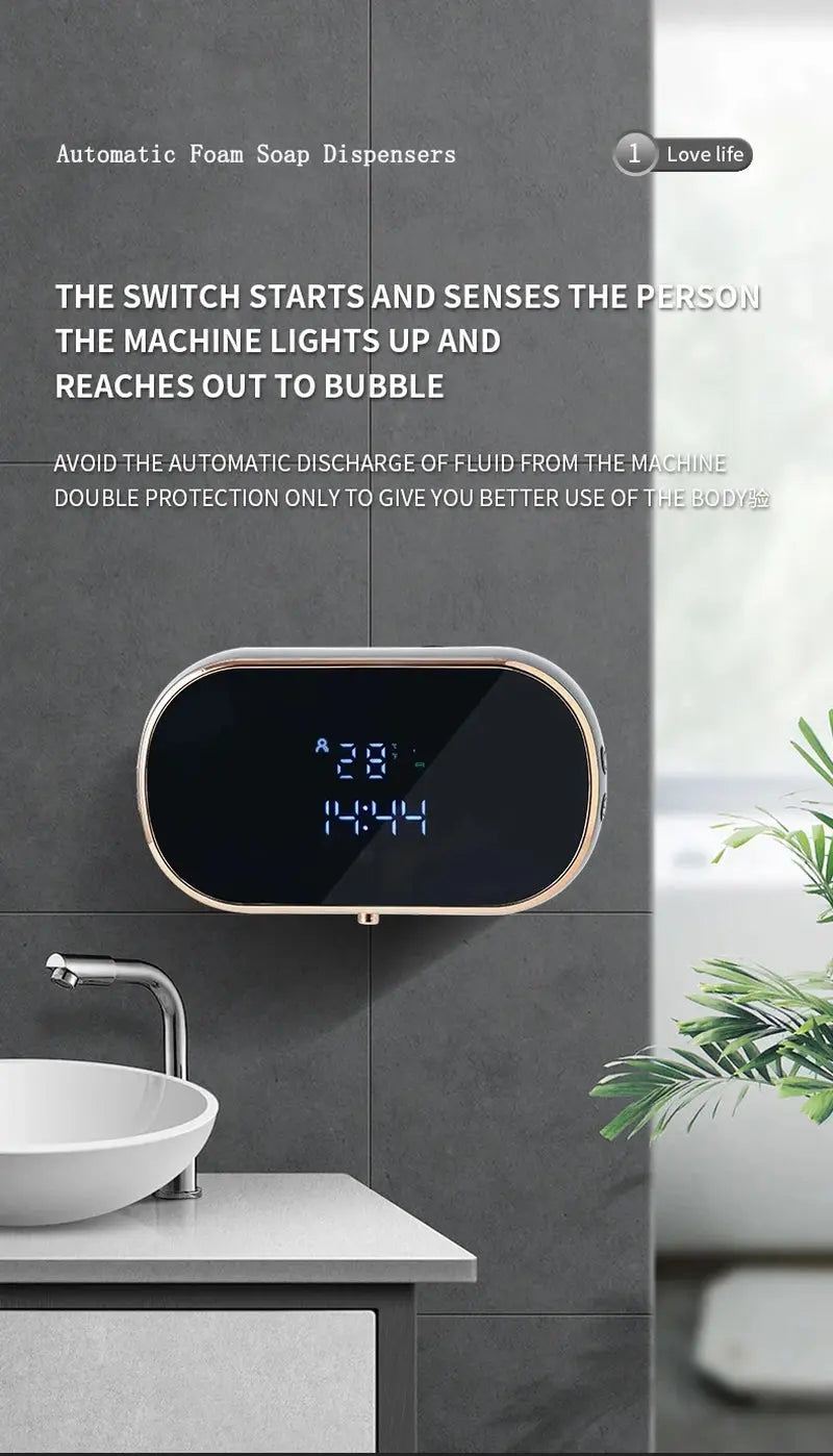 Automatic Touch-Free Foam Soap Dispenser 