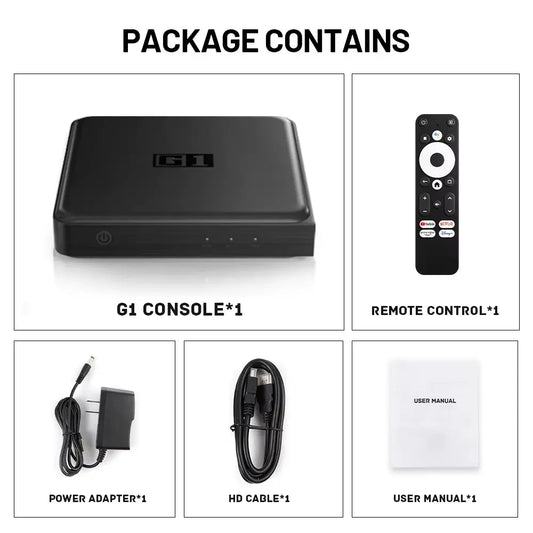 G1 Android TV Box - Experience 4K Ultra HD Streaming with Dolby Vision, HDR10+ 