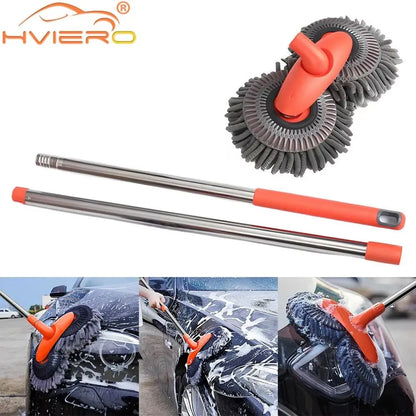 Multipurpose Car Cleaning Kit with Microfiber Brush, Mop, Sponge 