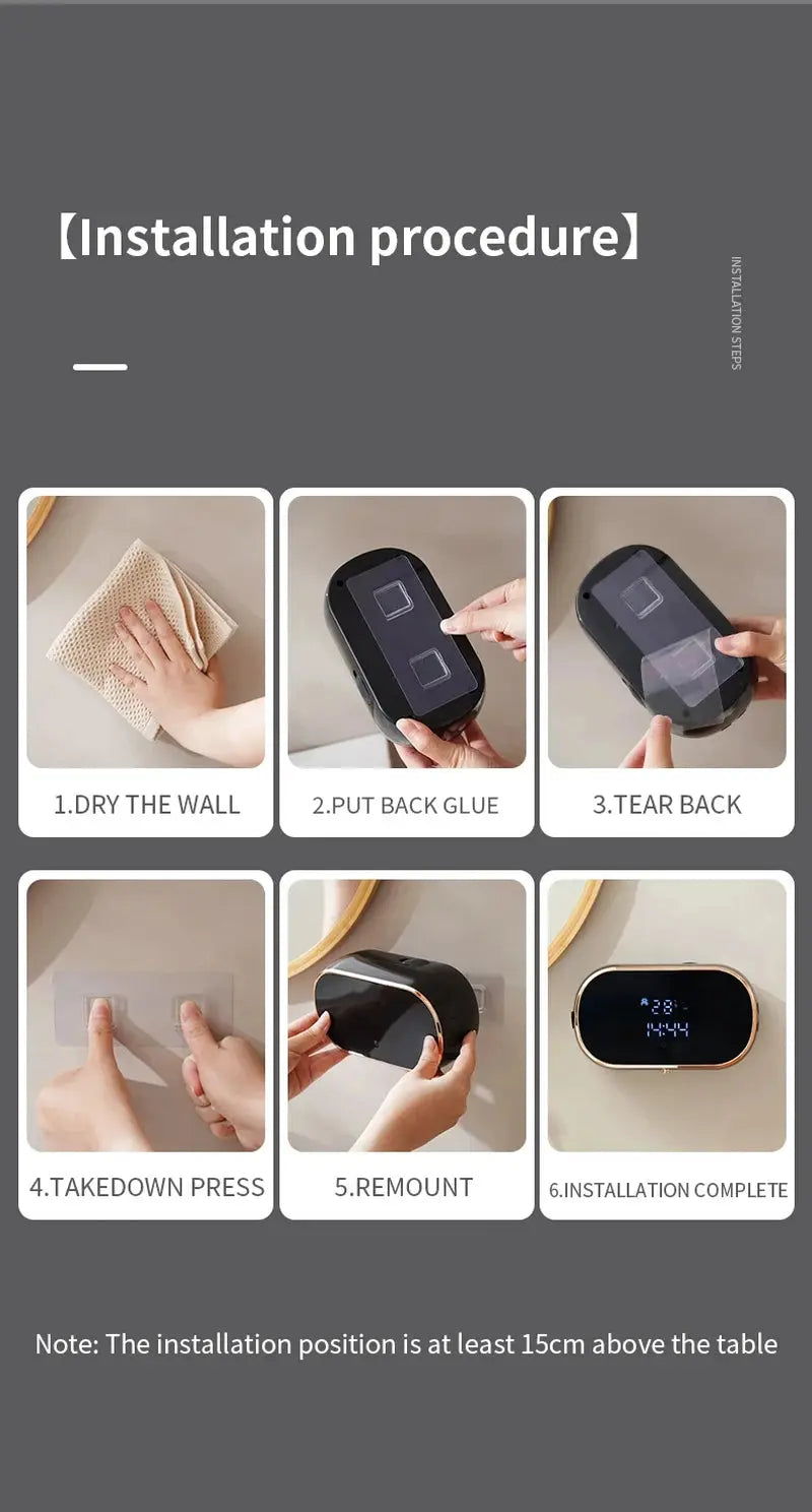 Automatic Touch-Free Foam Soap Dispenser 